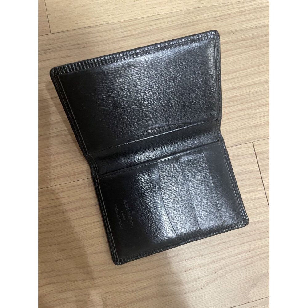 Louis Vuitton Black Epi Leather Business Card Holder Wallet - Picture 4 of 4